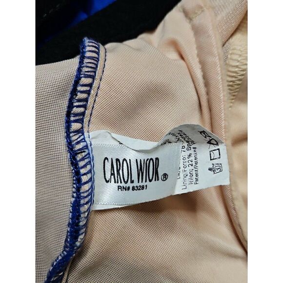 Carol Wior Slimming Shaping One-Piece Bathingsuit Women's Size 12 - Picture 3 of 3